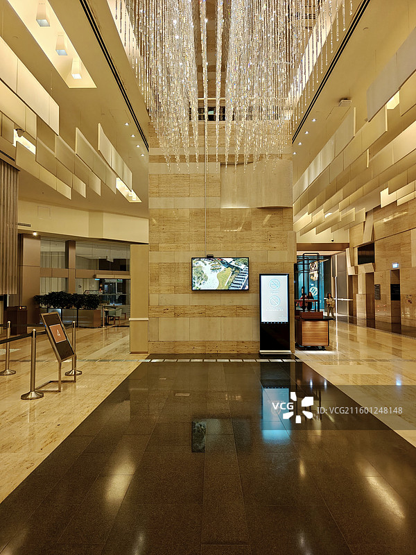 香港荃湾西如心酒店大堂区域图片素材