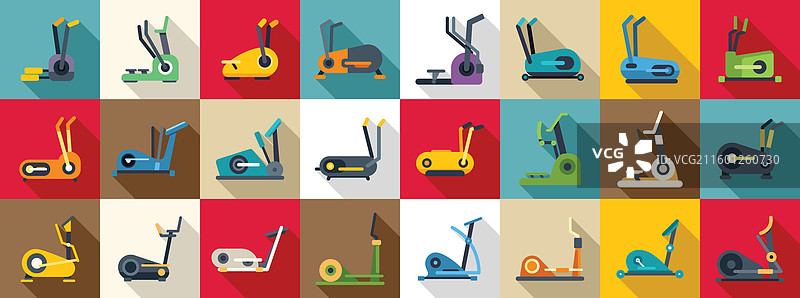 椭圆机图标集 大图标集图片素材