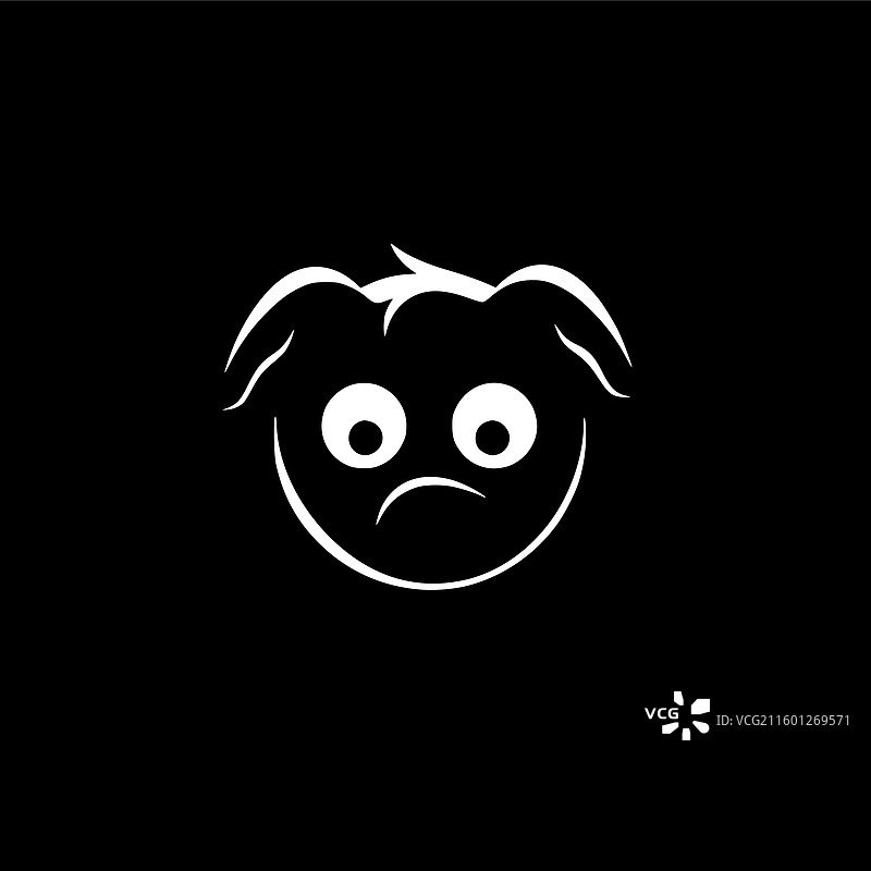 狗 - 黑白隔离图标图片素材