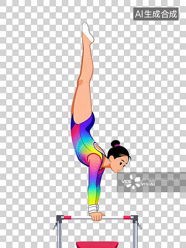 【AI数字艺术】艺术体操表演图片素材