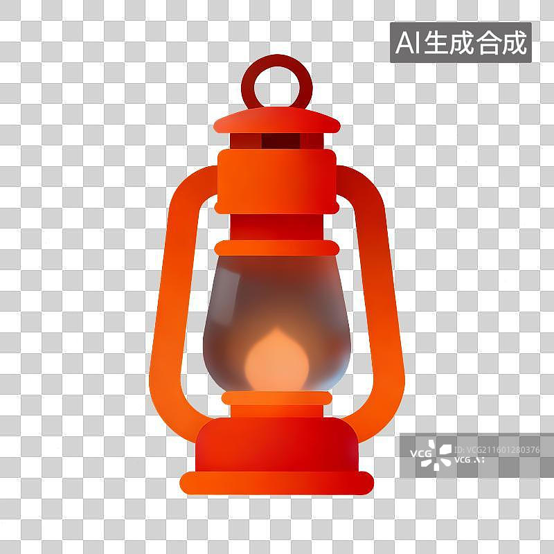 【AI数字艺术】覆盖燃油灯笼元素图片素材