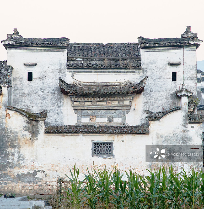 安徽黟县屏山村明清古建筑群图片素材