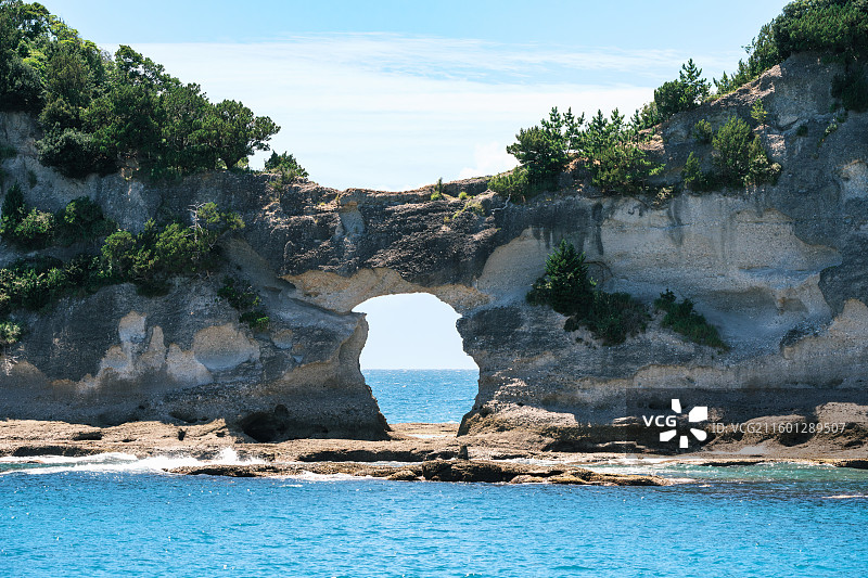 太平洋海边落日图片素材