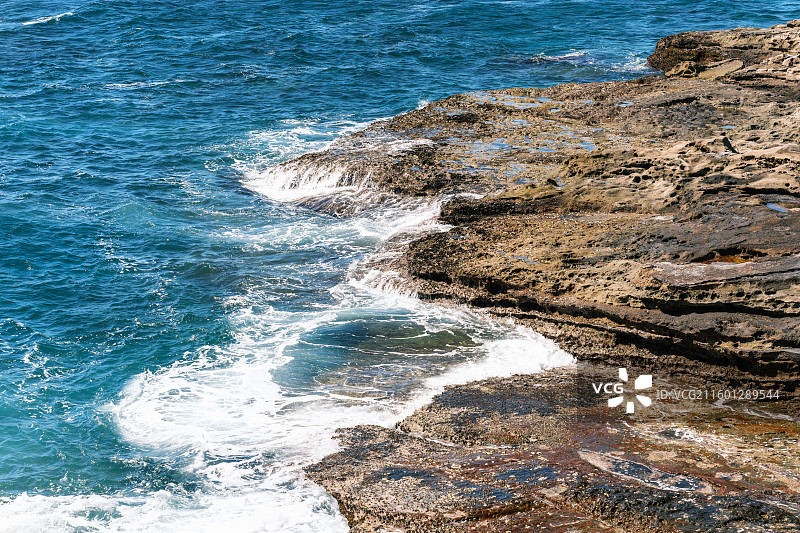 太平洋海边落日图片素材