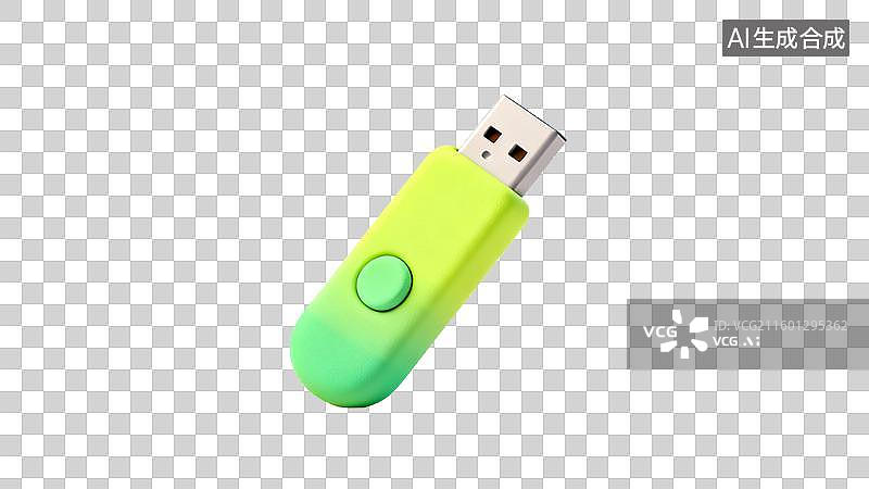 【AI数字艺术】便携式USB闪存驱动器图片素材