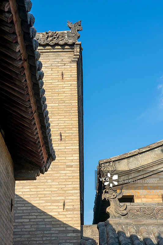 山西晋中民间故宫王家大院图片素材