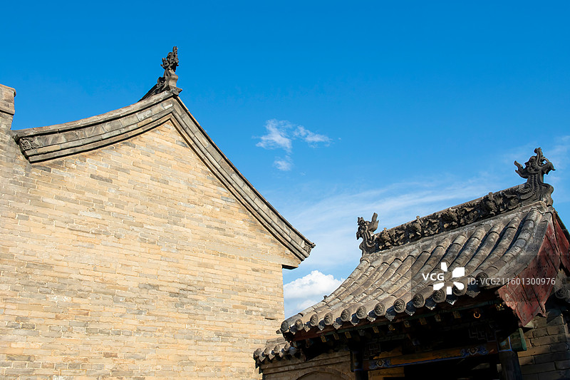 山西晋中民间故宫王家大院图片素材