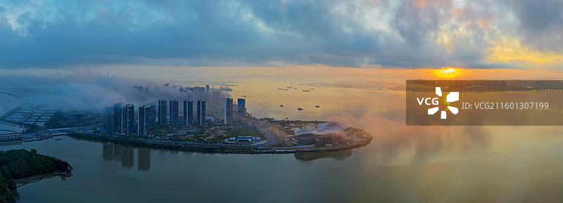 《湛江调顺岛日出》图片素材