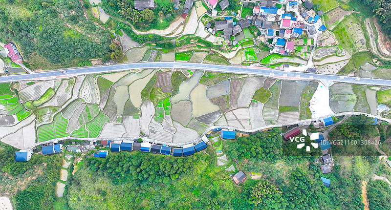 贵州锦屏稳江村秋日田园风光图片素材