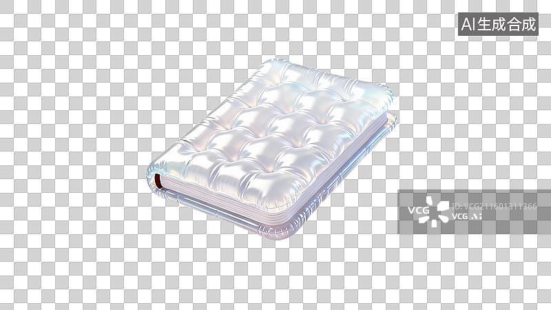 【AI数字艺术】闪亮充气休闲床垫图片素材