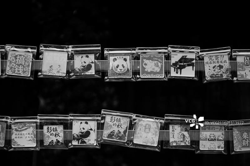 纪念品 冰箱贴 成都 彭镇图片素材