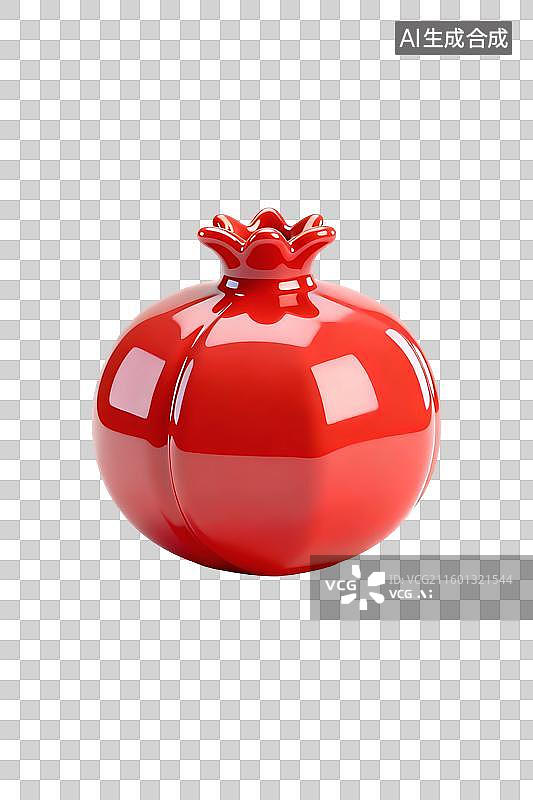 【AI数字艺术】石榴水果插画图片素材