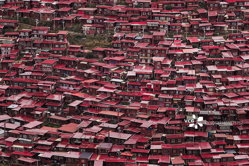 色达五明佛学院图片素材