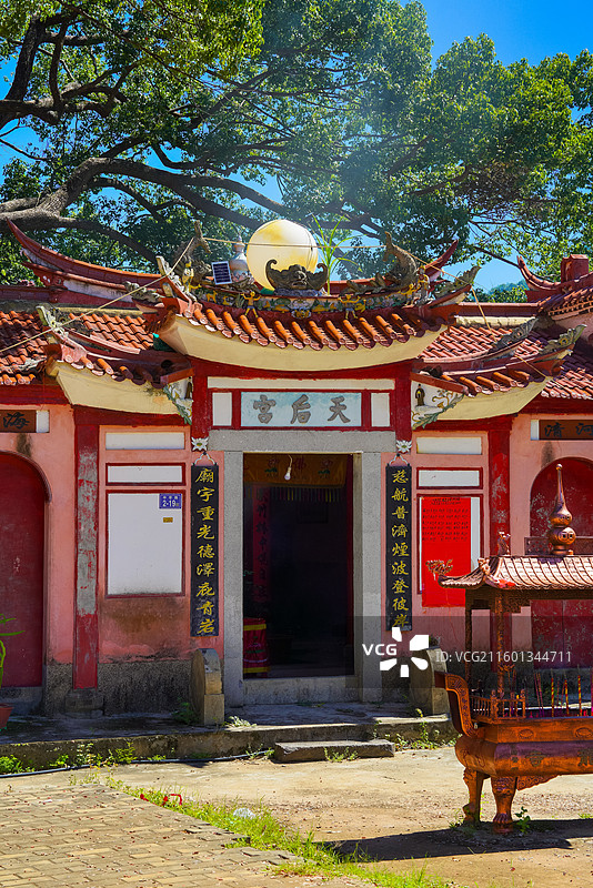 福建省龙岩市连平县，妈祖庙天后宫图片素材