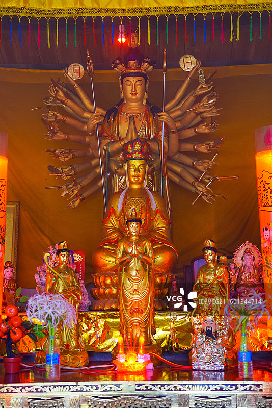 福建省龙岩市连平县，云龙寺图片素材