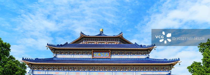 广州中山纪念堂全景图图片素材