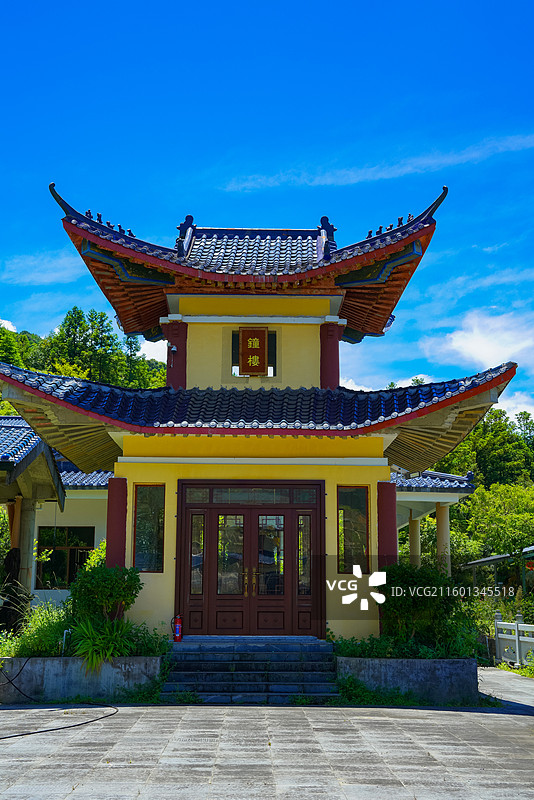 福建省三明市清流县长校镇，祖山禅院，寺庙图片素材