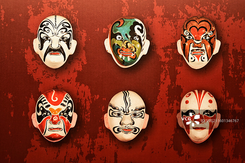 泉州 非遗 高甲戏 脸谱 花脸 戏曲 戏剧 生旦净末丑 木偶 木偶头 面具图片素材