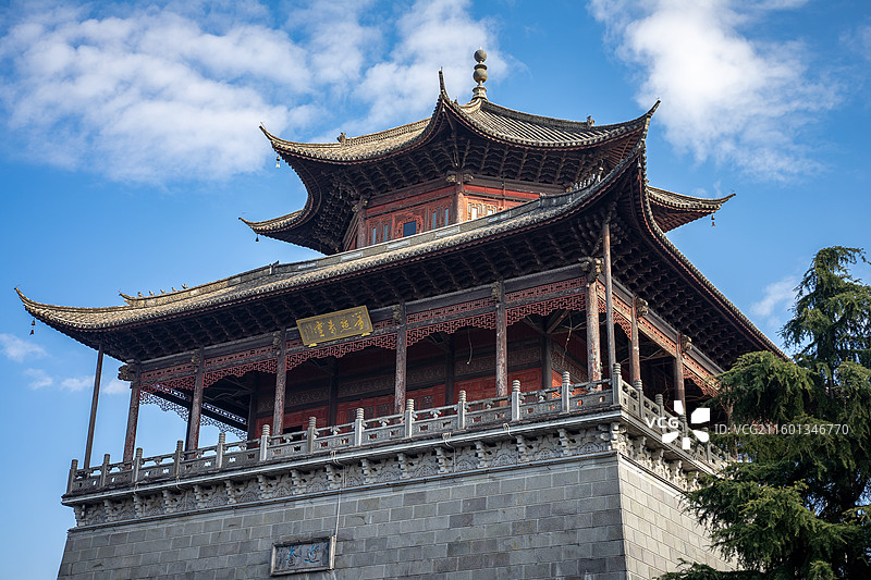 中国云南省保山腾冲市文星楼图片素材