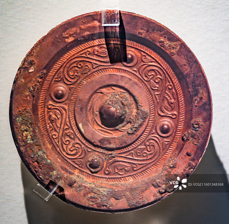 铜镜 天水博物馆 甘肃图片素材
