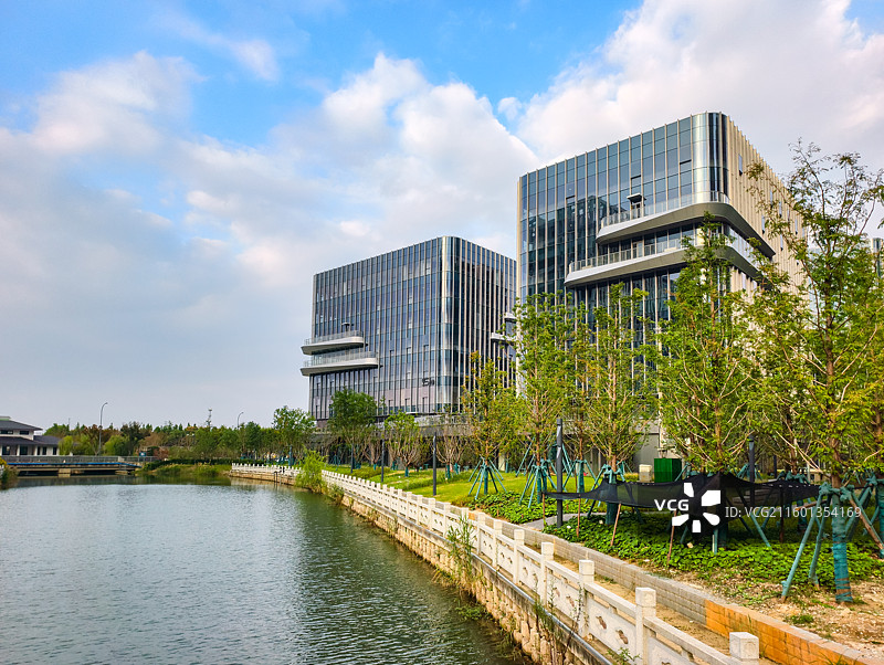 无锡市梁溪区空间信息产业园建筑风光图片素材