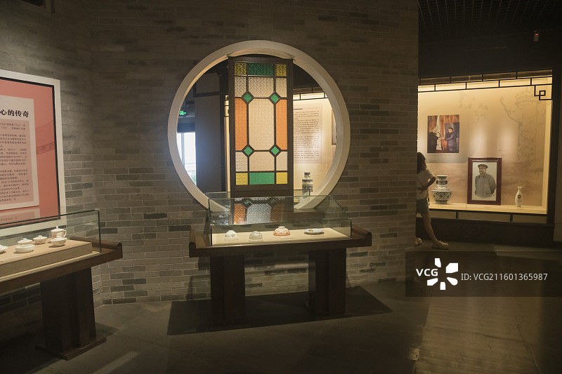 东莞可园博物馆室内展览区图片素材