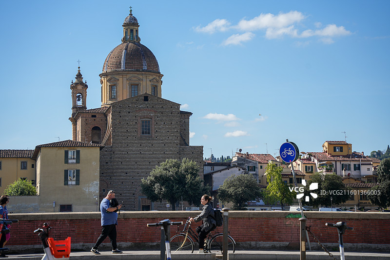 意大利佛罗伦萨圣弗雷迪亚诺堂图片素材