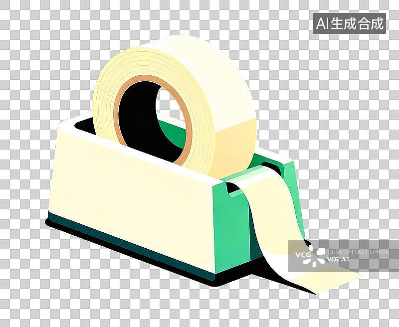 【AI数字艺术】免扣透明胶元素图片素材