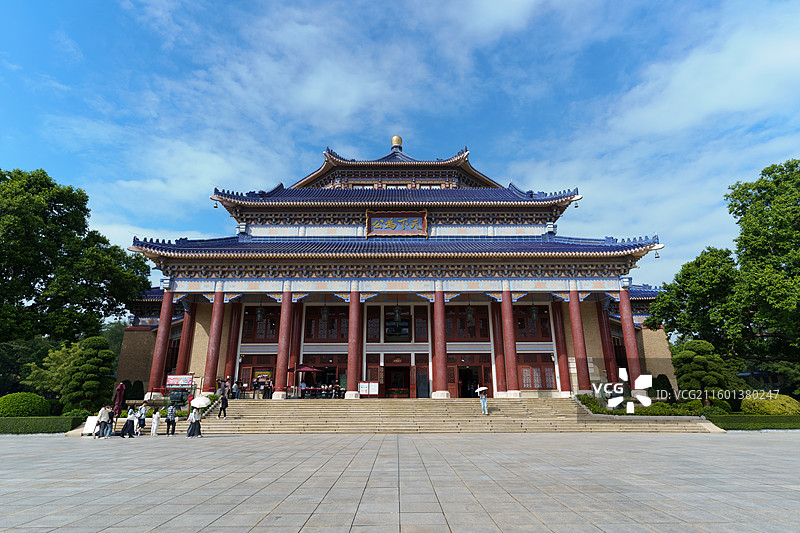 广州中山纪念堂全景图图片素材