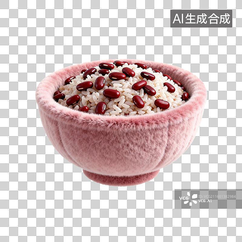 【AI数字艺术】一碗赤小豆和糯米粉图片素材