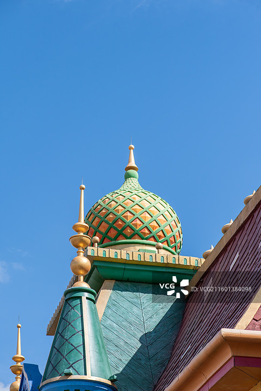 上海海昌海洋公园的建筑屋顶图片素材