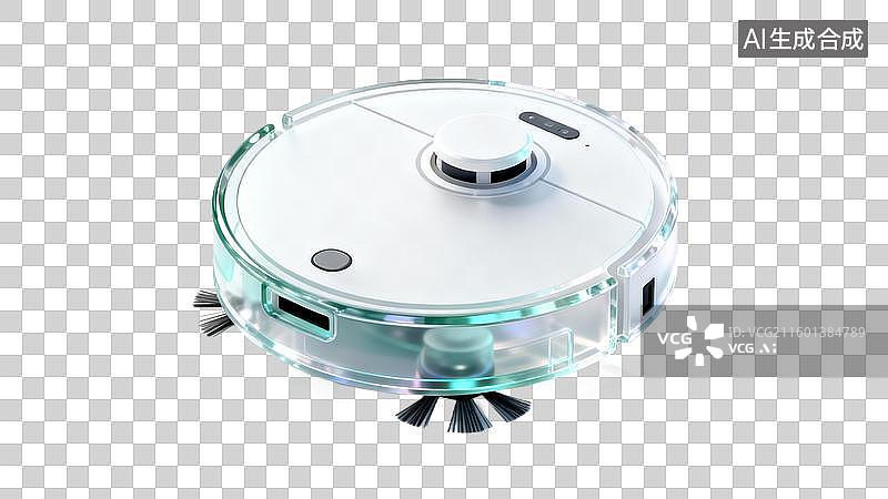 【AI数字艺术】智能自动扫地机器人图片素材