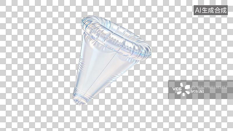 【AI数字艺术】透明医疗月经杯用于女性卫生图片素材