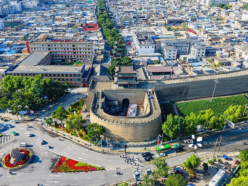 陕西 榆林 榆林古城图片素材