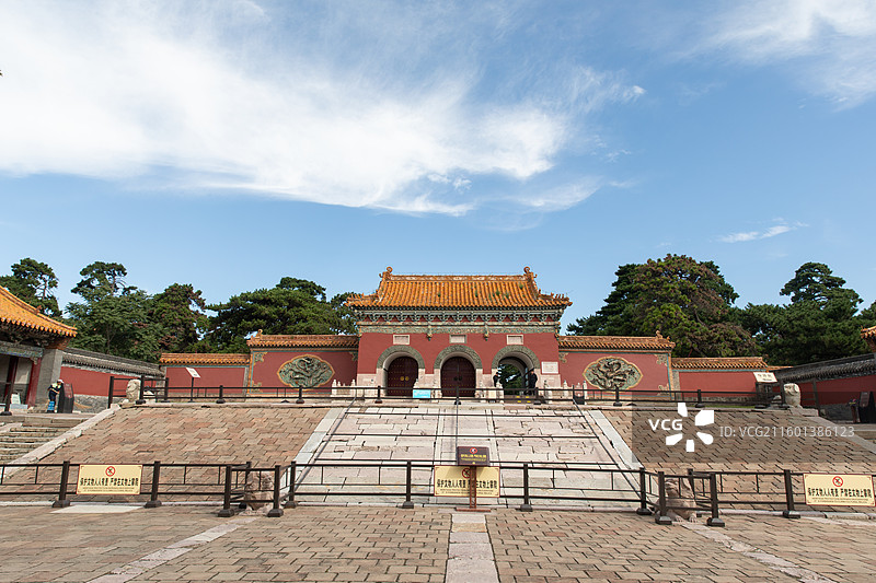 沈阳清昭陵正红门图片素材