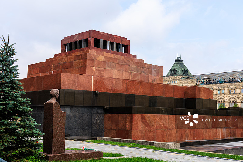 俄罗斯莫斯科列宁墓图片素材