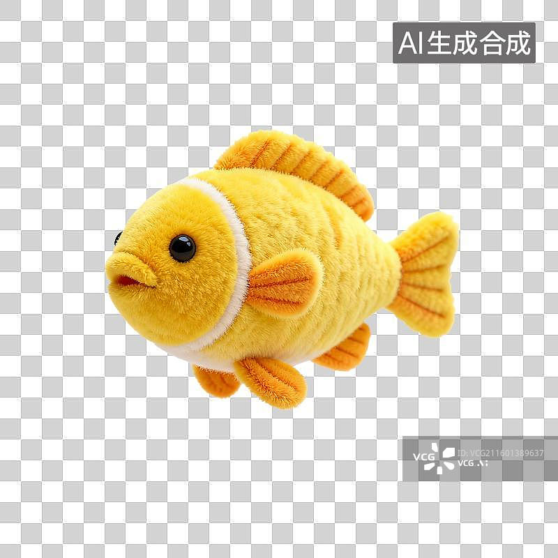 【AI数字艺术】多彩的小丑鱼玩具图片素材
