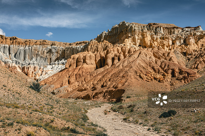 阿里穹窿银城土林地貌，西藏图片素材
