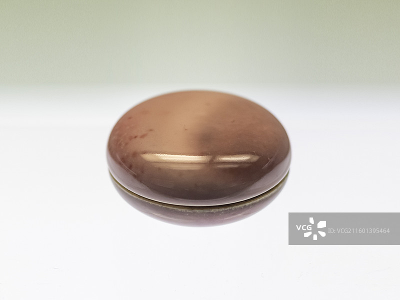 豇豆红釉印盒 清康熙款 天津博物馆图片素材