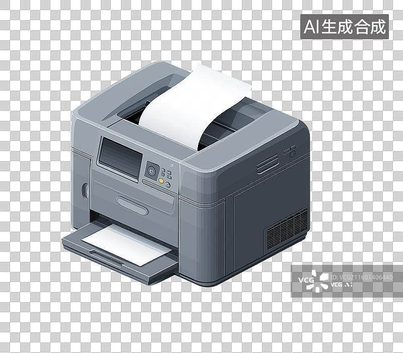 【AI数字艺术】打印机图片素材