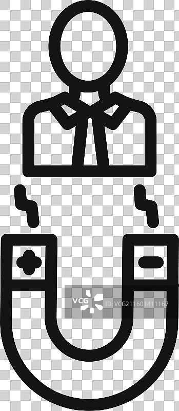 用户互动图标黑色轮廓集合图片素材