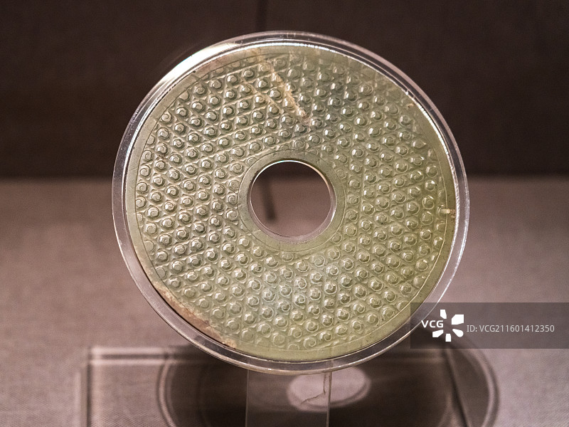 玉璧（秦代）河南博物院藏 泌阳县官庄村出土图片素材