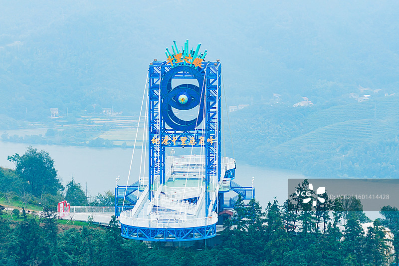 风情桃花山图片素材