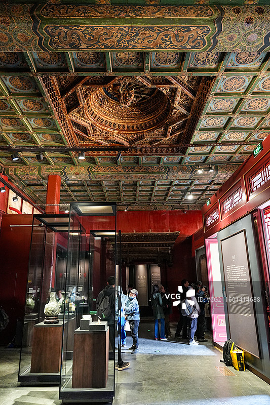 北京故宫博物院斋宫“玉出昆冈”展览现场及展品图片素材