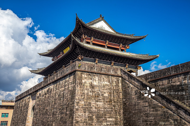 中国云南省保山腾冲市溥润门图片素材