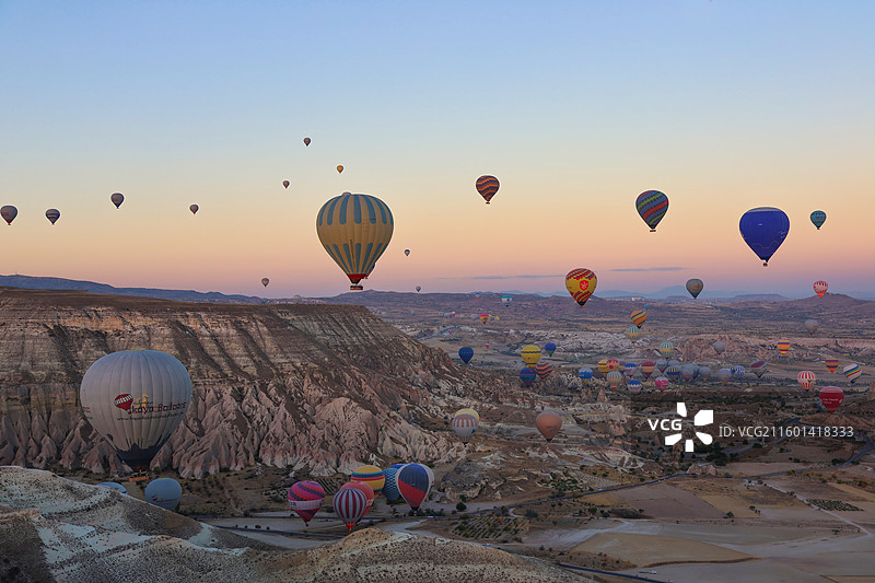 卡帕多奇亚热气球图片素材