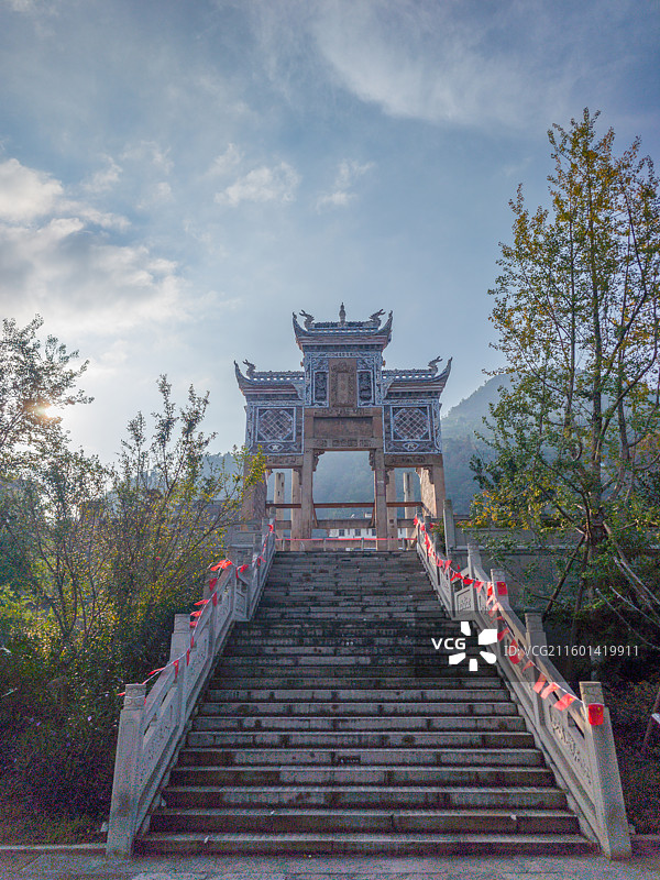 四川省宜宾市屏山县马湖府古城风景区图片素材
