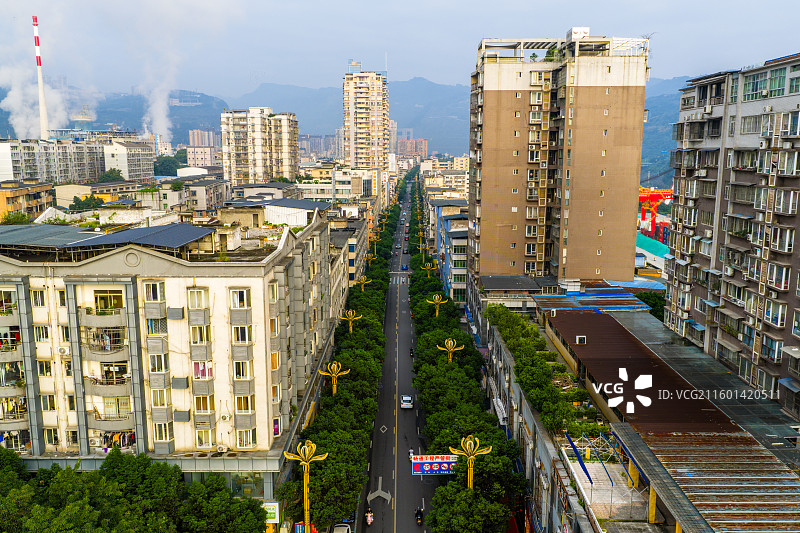 云南省昭通市水富市城市风光图片素材