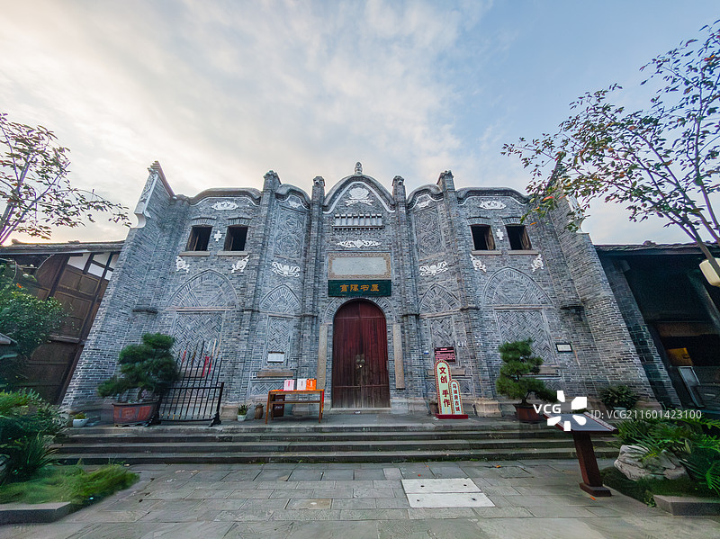 四川省宜宾市屏山县马湖府古城风景区图片素材