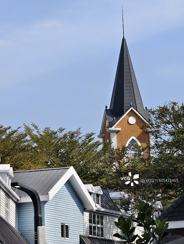 深圳荷兰花卉小镇建筑图片素材